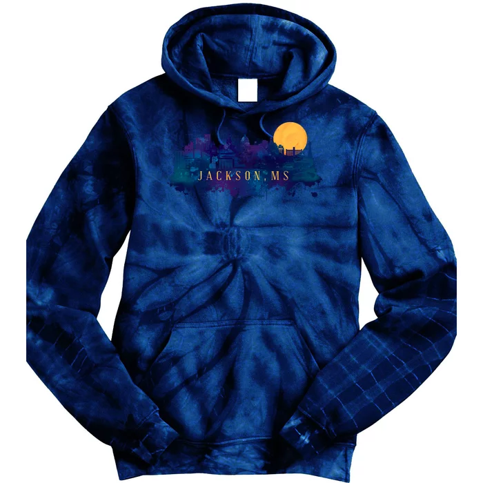 Jackson Mississippi City Tie Dye Hoodie