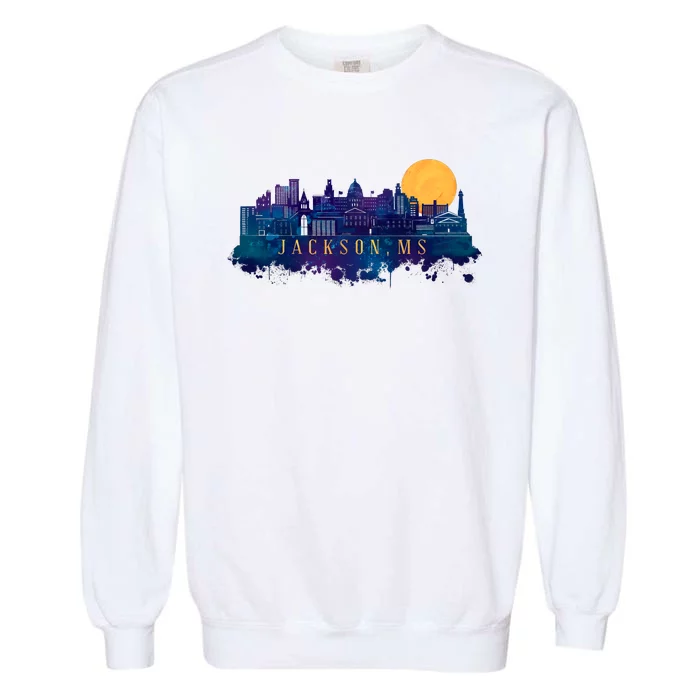 Jackson Mississippi City Garment-Dyed Sweatshirt