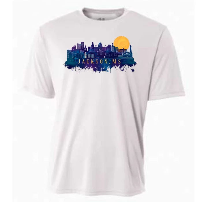 Jackson Mississippi City Cooling Performance Crew T-Shirt