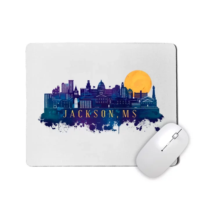 Jackson Mississippi City Mousepad