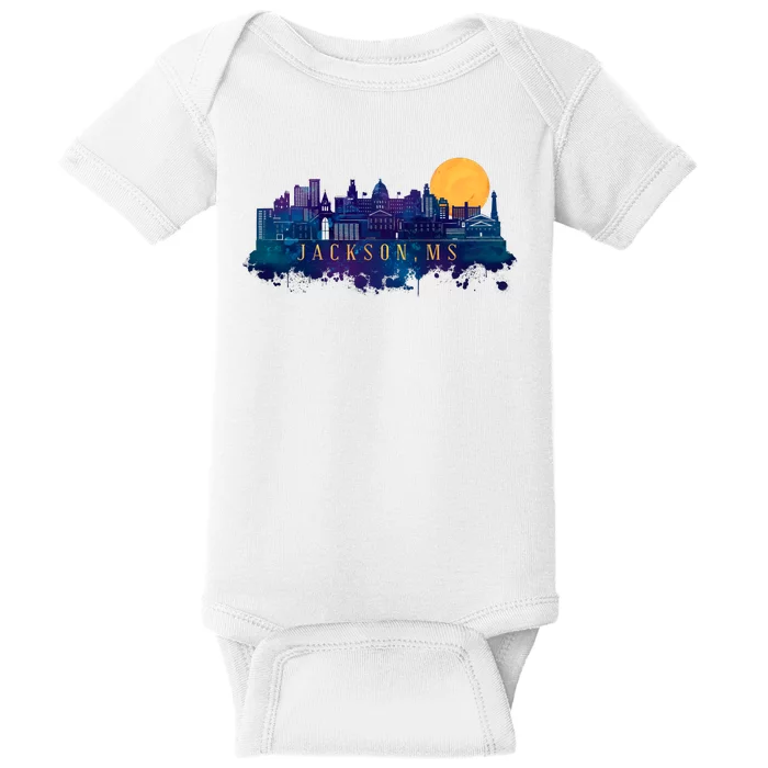 Jackson Mississippi City Baby Bodysuit