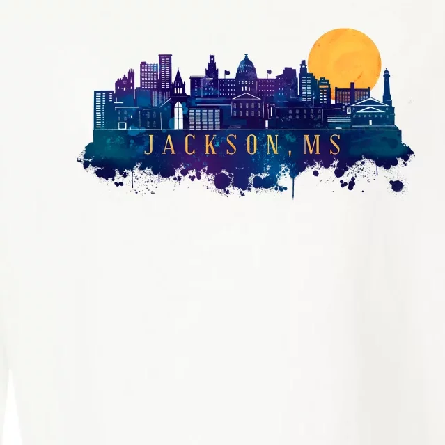 Jackson Mississippi City Cropped Pullover Crew