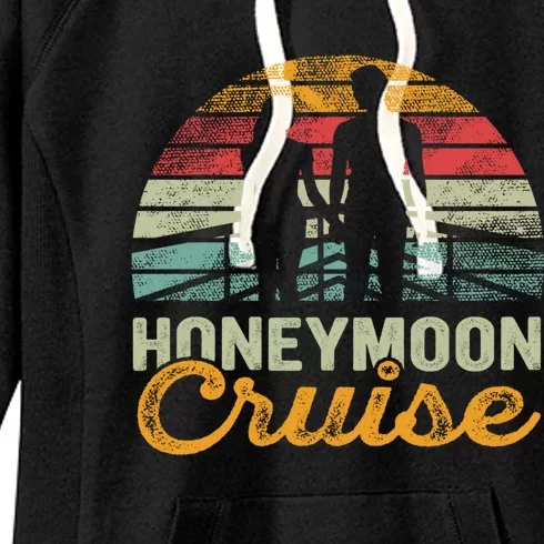 Just Married Couples Matching Honeymoon Cruise Gift Women's Fleece Hoodie