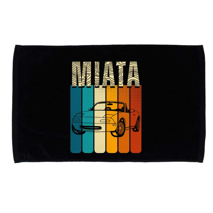 Japanese Miata Car Retro Sports Car Legend 90s Microfiber Hand Towel