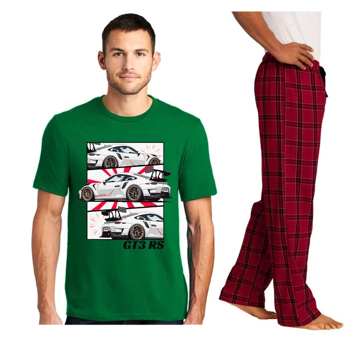 Jdm Motorsports Car Drift Gt3 Rs Car Comic Style Japan Pajama Set