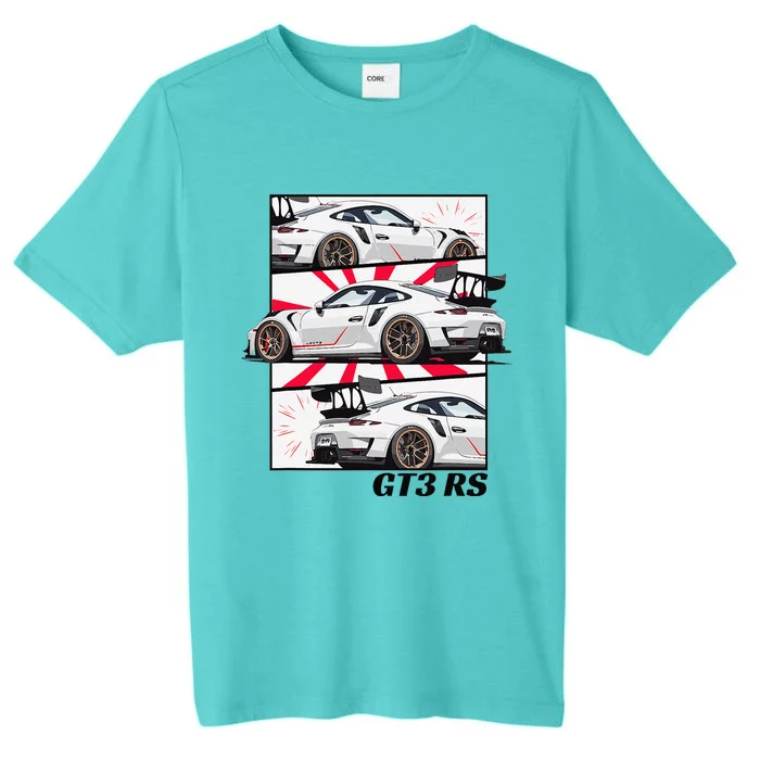 Jdm Motorsports Car Drift Gt3 Rs Car Comic Style Japan ChromaSoft Performance T-Shirt