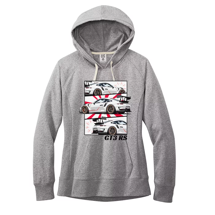 Jdm Motorsports Car Drift Gt3 Rs Car Comic Style Japan Women's Fleece Hoodie