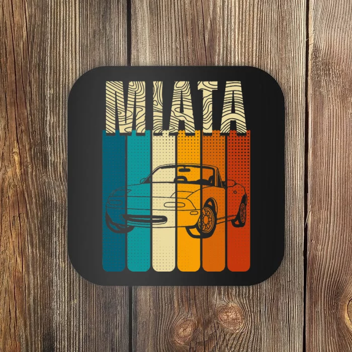 Japanese Miata Car Retro Vintage Sports Car Legend 90s Coaster