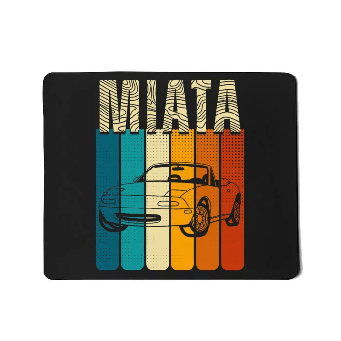 Japanese Miata Car Retro Vintage Sports Car Legend 90s Mousepad