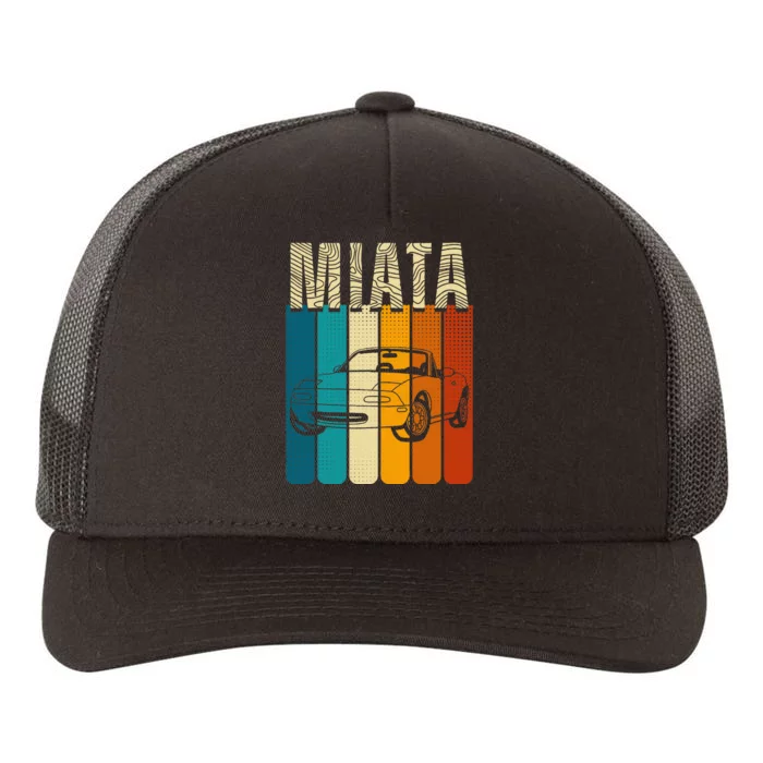 Japanese Miata Car Retro Sports Car Legend 90s Yupoong Adult 5-Panel Trucker Hat