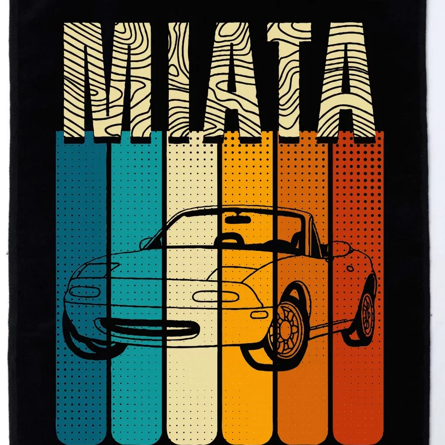 Japanese Miata Car Retro Sports Car Legend 90s Platinum Collection Golf Towel