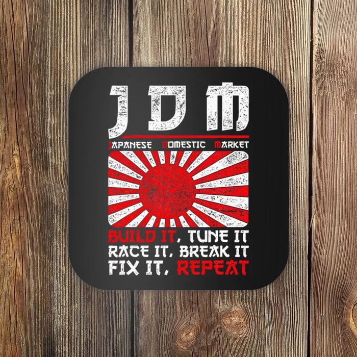 Jdm Motorsport Car Tuning Automotive Coaster