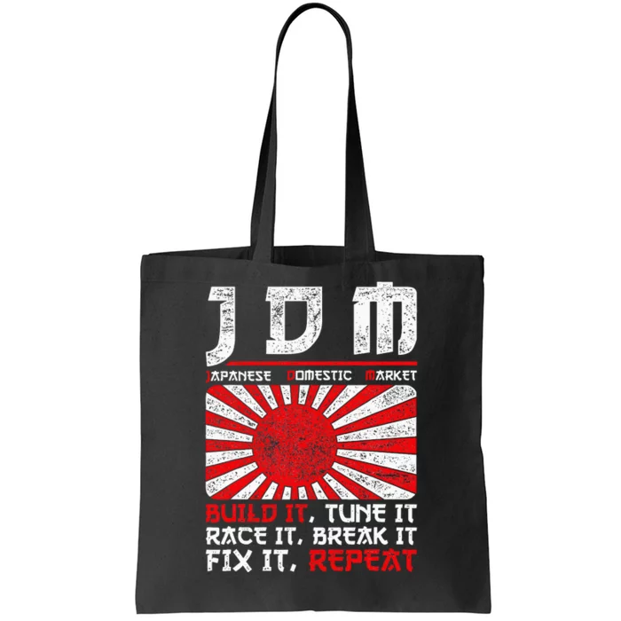 Jdm Motorsport Car Tuning Automotive Tote Bag