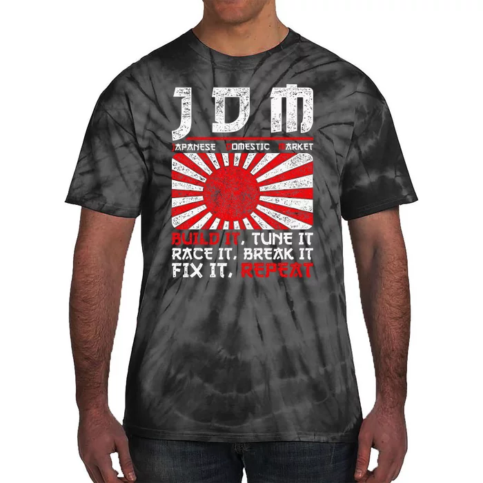 Jdm Motorsport Car Tuning Automotive Tie-Dye T-Shirt