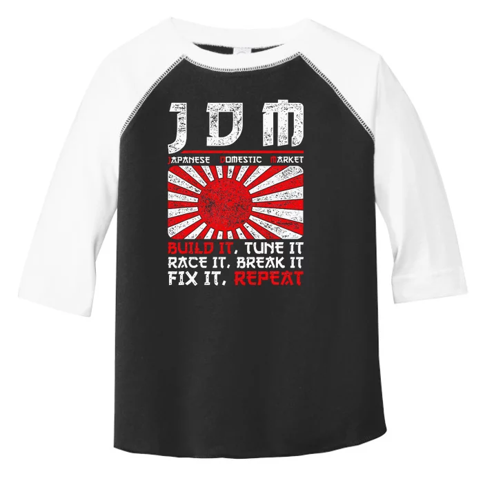 Jdm Motorsport Car Tuning Automotive Toddler Fine Jersey T-Shirt