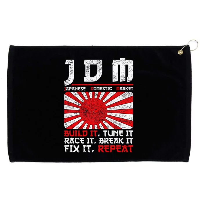 Jdm Motorsport Car Tuning Automotive Grommeted Golf Towel