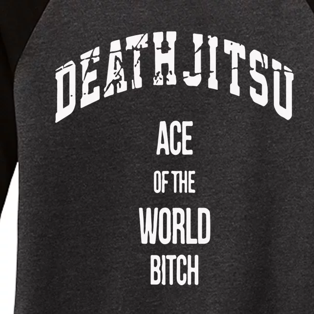 Jon Moxley Death Jitsu Ace Of The World Bitch Women's Tri-Blend 3/4-Sleeve Raglan Shirt