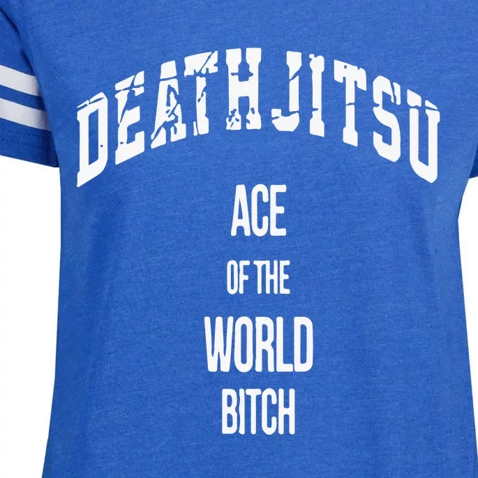 Jon Moxley Death Jitsu Ace Of The World Bitch Enza Ladies Jersey Football T-Shirt