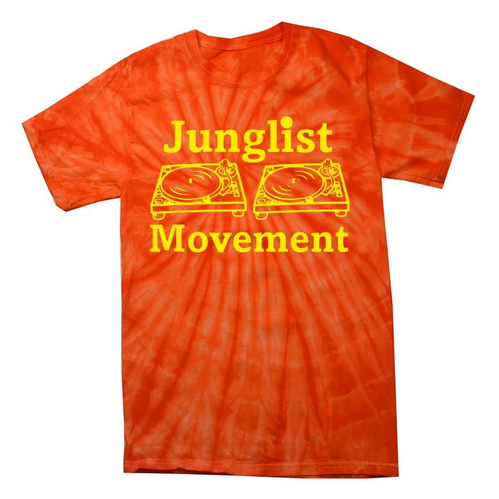 Junglist Movement Dj Turntables Tie-Dye T-Shirt