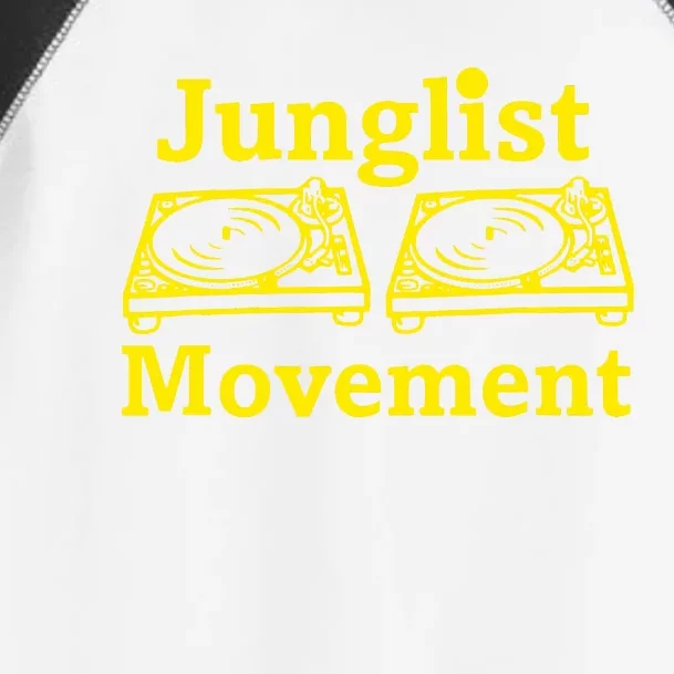 Junglist Movement Dj Turntables Toddler Fine Jersey T-Shirt