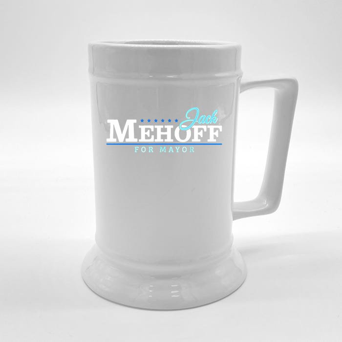 Jack Mehoff For Mayor Front & Back Beer Stein