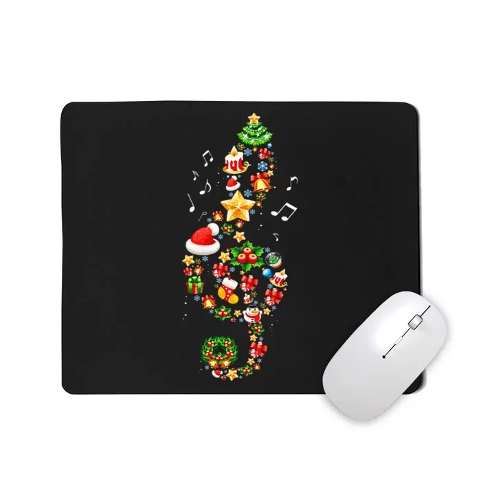 Joyful Melodies Festive Christmas Music Gifts Mousepad