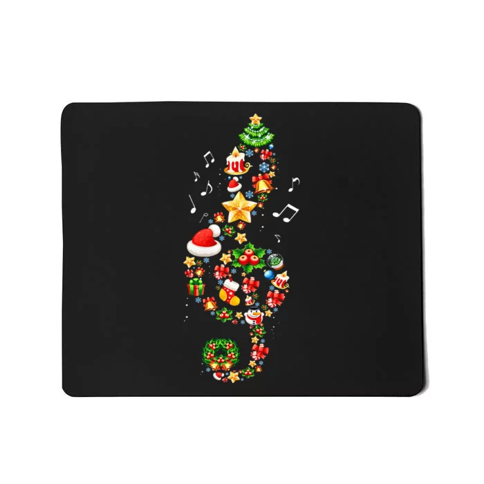 Joyful Melodies Festive Christmas Music Gifts Mousepad