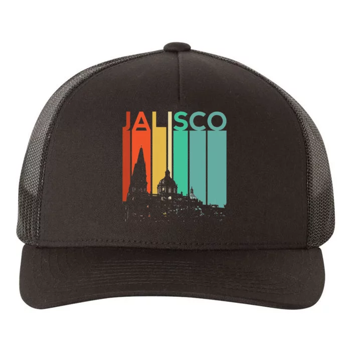 Jalisco Mexico Flag Mexican Vacation Guadalajara Yupoong Adult 5-Panel Trucker Hat