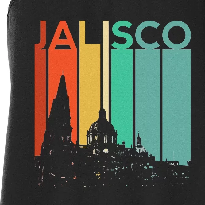 Jalisco Mexico Flag Mexican Vacation Guadalajara Women's Racerback Tank