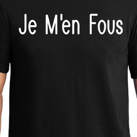 Je M.E.N Fous French Sayings Pajama Set