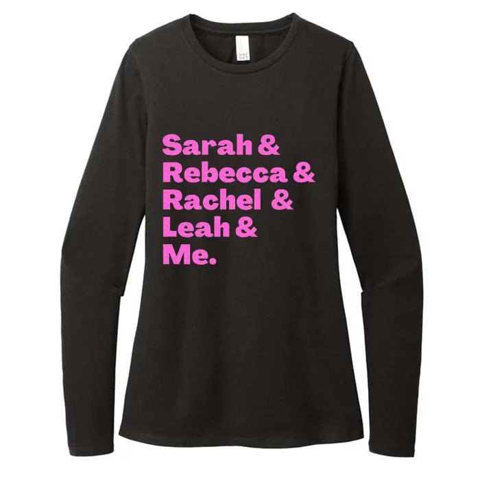 Jewish Matriarchs from Bible Sarah Rebecca Rachel Leah & Me Womens CVC Long Sleeve Shirt