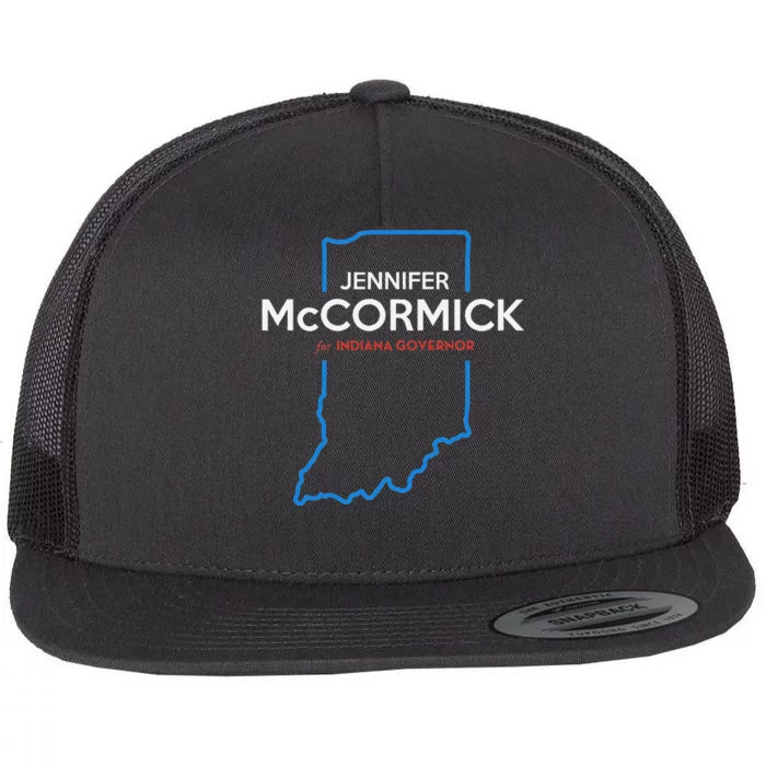 Jennifer Mccormick For Indiana Governor 2024 Flat Bill Trucker Hat