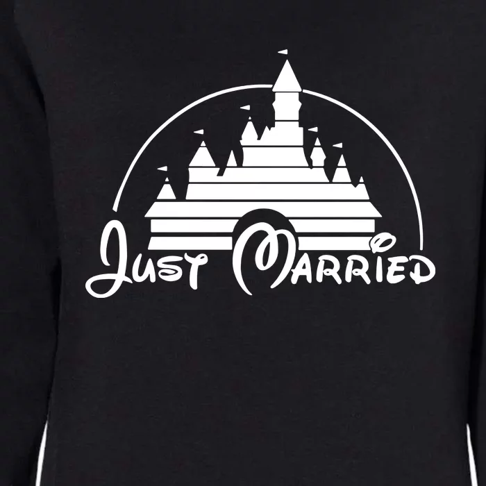 Just Married Funny Womens California Wash Sweatshirt