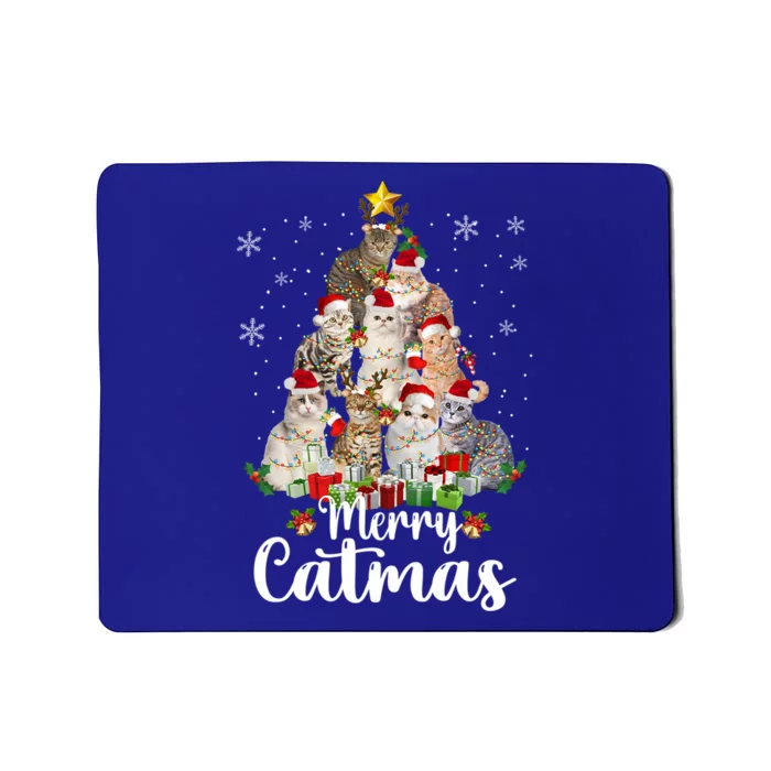 Jingle Meows Funny Cats Christmas Tees For Cat Lovers Gift Mousepad