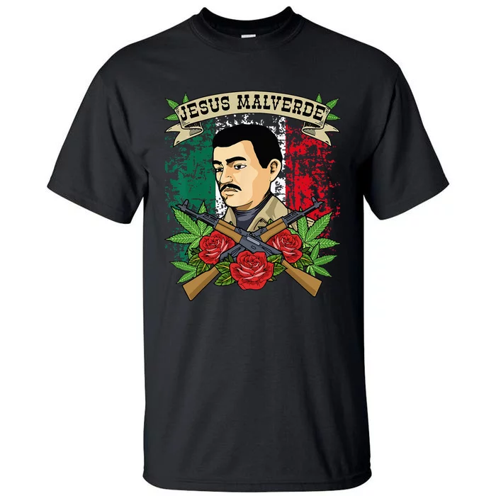 Jesus Malverde For Women & Men Gifts Jesus Malverde Tall T-Shirt