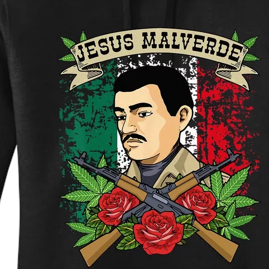 Jesus Malverde For Women & Men Gifts Jesus Malverde Women's Pullover Hoodie