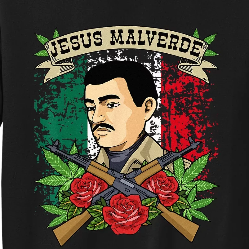 Jesus Malverde For Women & Men Gifts Jesus Malverde Tall Sweatshirt