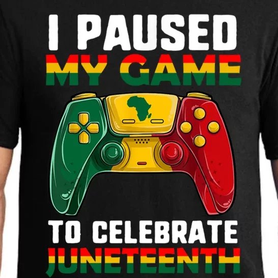 Juneteenth Meaningful Gift African Juneteenth Gamer Gift Pajama Set