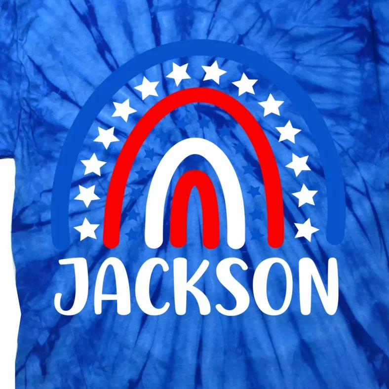 Jackson Mississippi Gift I Love Jackson Usa Gift Tie-Dye T-Shirt