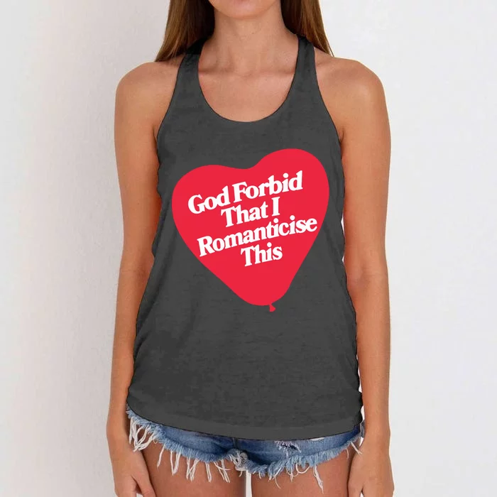 James Marriott God Forbid Women's Knotted Racerback Tank