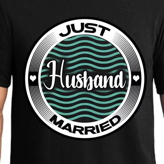 Just Married Husband Honeymoon Cruise Groom Wedding Gift Pajama Set