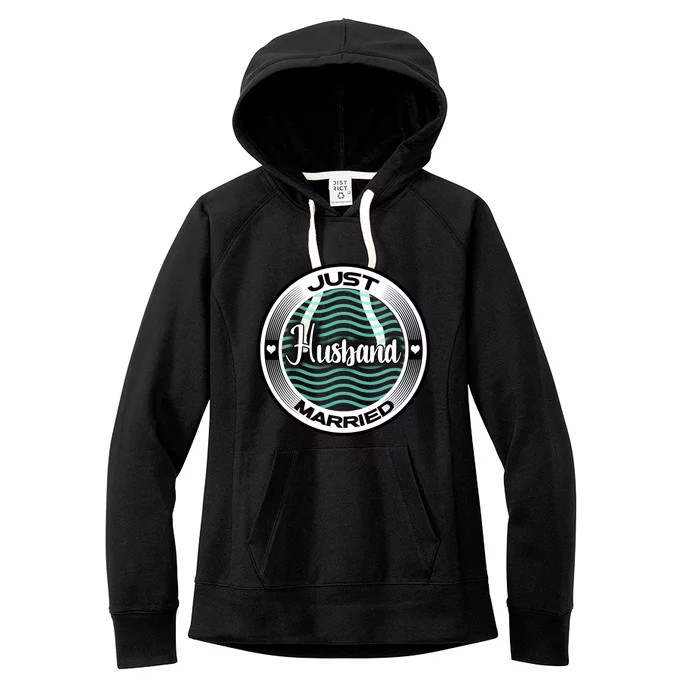 Just Married Husband Honeymoon Cruise Groom Wedding Gift Women's Fleece Hoodie