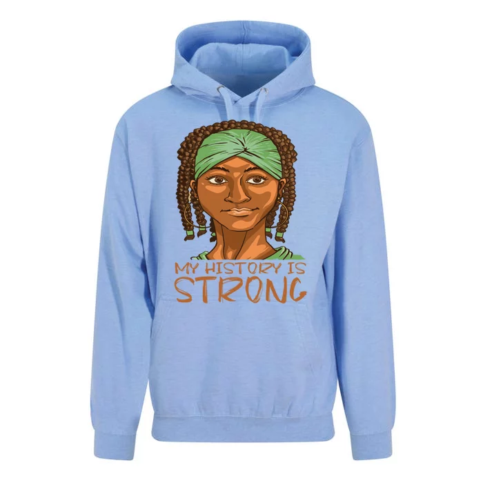 Juneteenth My History Is Strong African Since 1865 Cute Gift Unisex Surf Hoodie