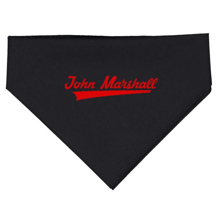 John Marshall High School Vintage Swoosh USA-Made Doggie Bandana