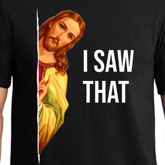 Jesus Meme I Saw That Christian God Funny Quote Pajama Set