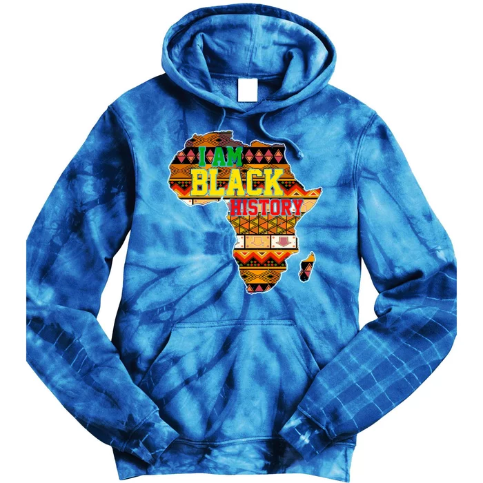 Juneteenth Map I Am Black History Black History Gift Tie Dye Hoodie