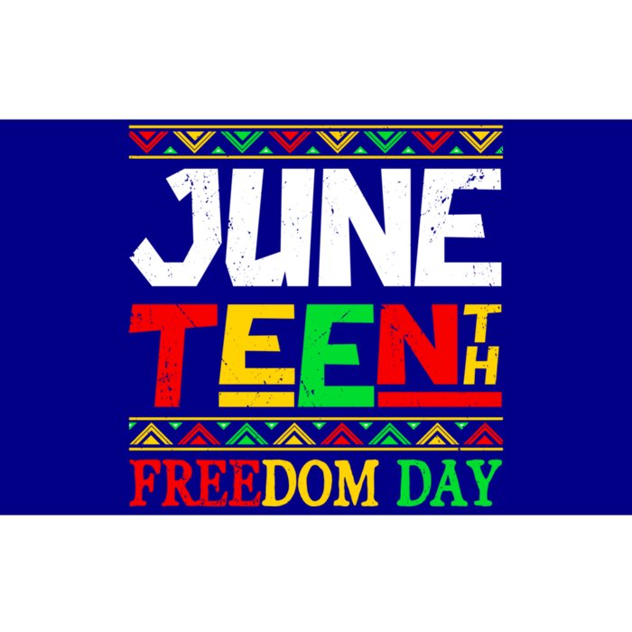 Juneteenth Melanin Independence Day African Pride Freedom Funny Gift Bumper Sticker