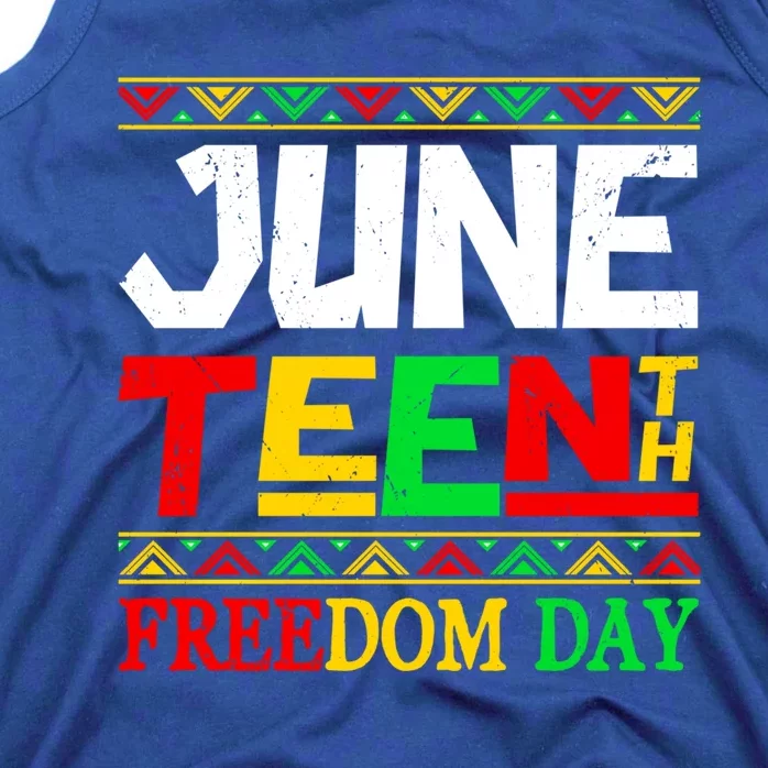 Juneteenth Melanin Independence Day African Pride Freedom Funny Gift Tank Top