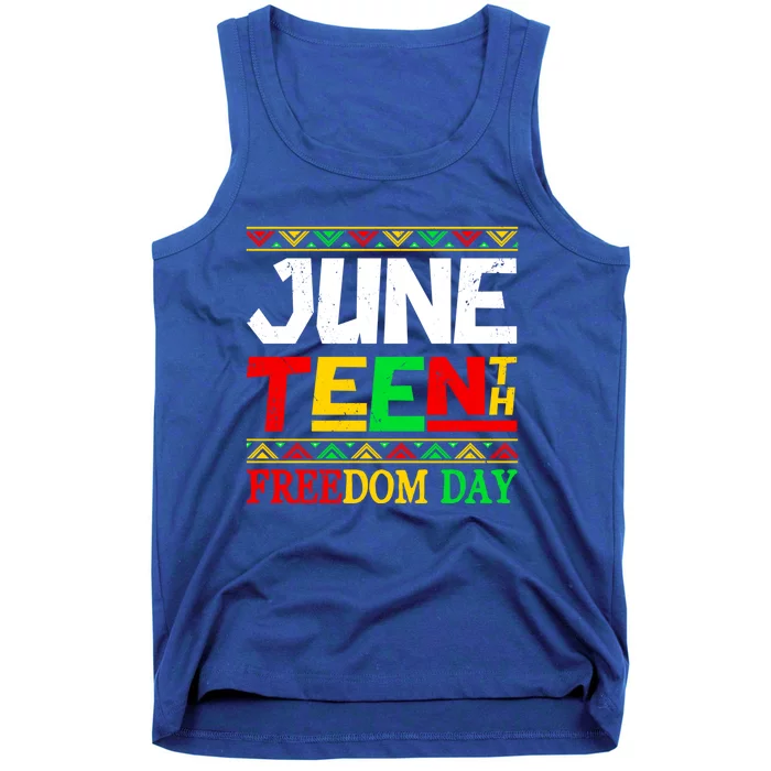 Juneteenth Melanin Independence Day African Pride Freedom Funny Gift Tank Top