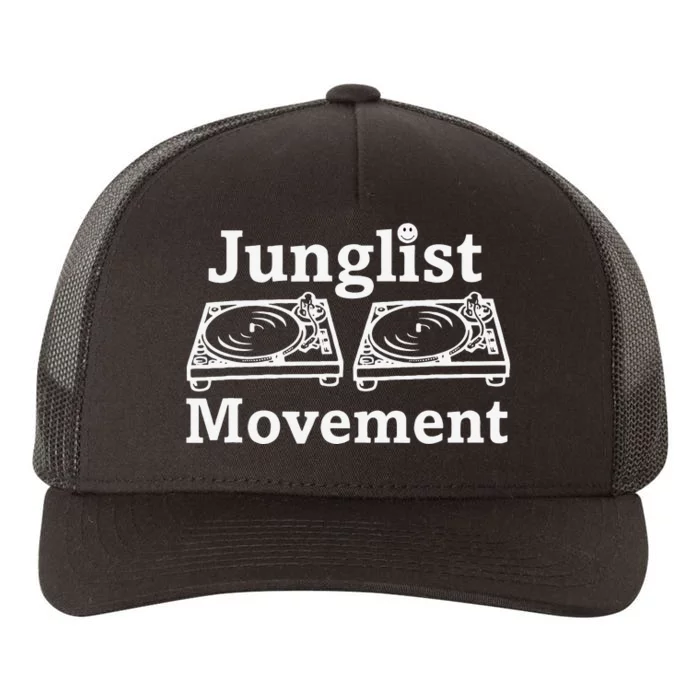 Junglist Movement Jungle Drum And Bass Music Design Yupoong Adult 5-Panel Trucker Hat